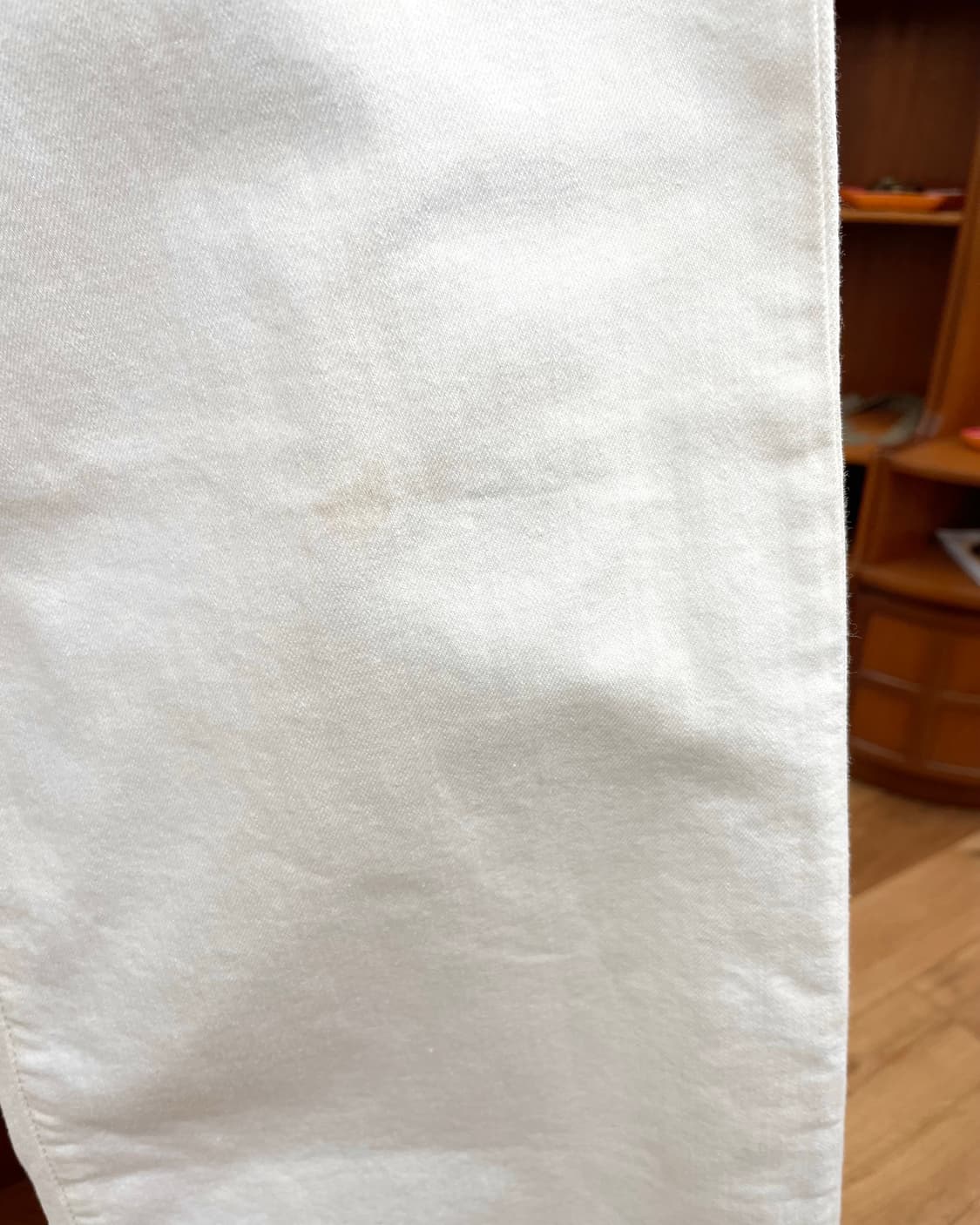 [32] 디젤 플레어 화이트 데님 팬츠 상품이미지6