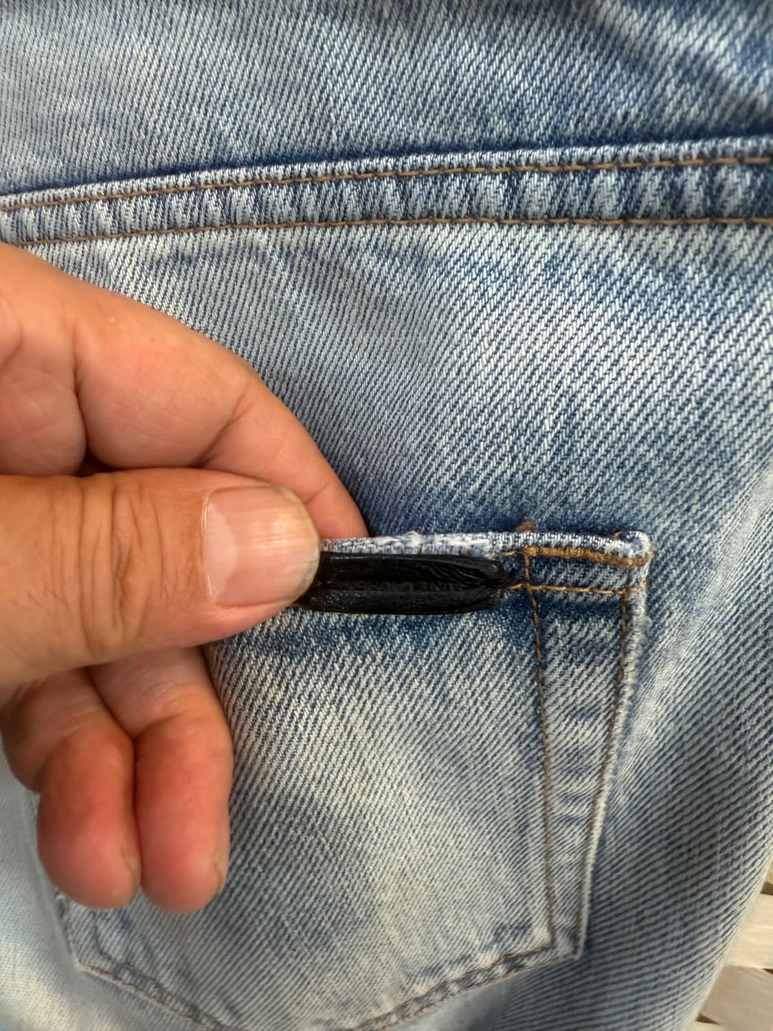 32-33 정품 생로랑 데님팬츠 팝니다 상품이미지10