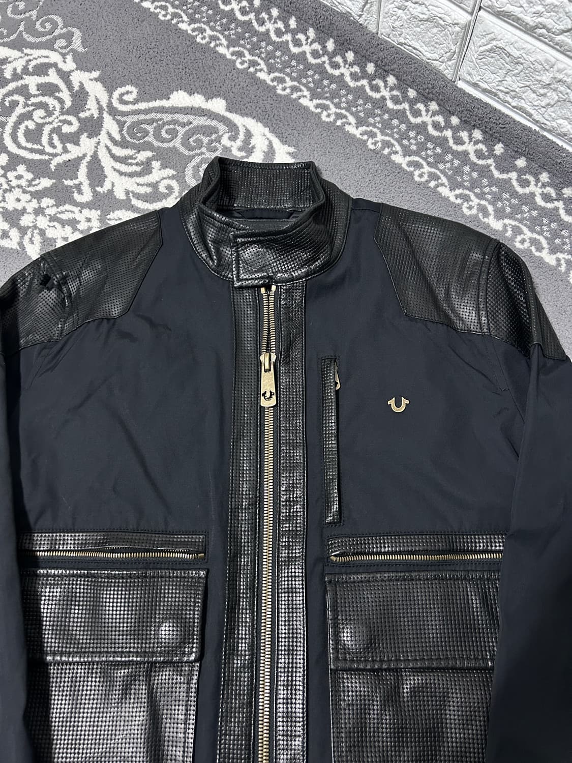 트루릴리젼 레더 하이브리드 자켓 상품이미지3