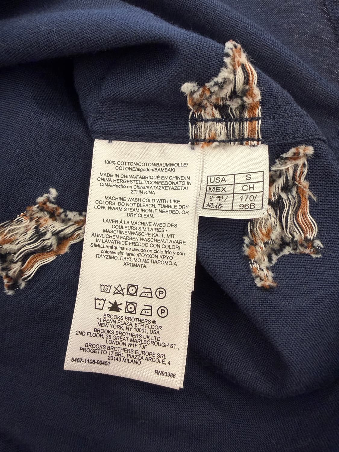 브룩스브라더스 강아지자수 옥스포드 셔츠 상품이미지4