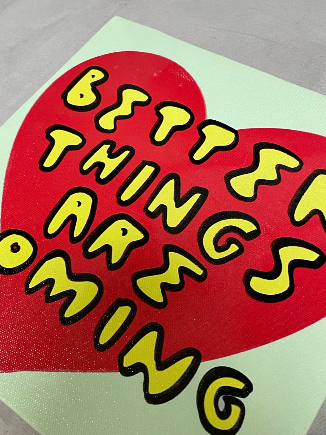 미나권 작가 팝아트 Better Things Are Coming 작품 상품이미지2