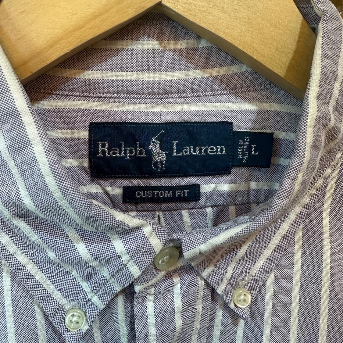 폴로 랄프로렌 커스텀 핏 스트라이프 셔츠 상품이미지3