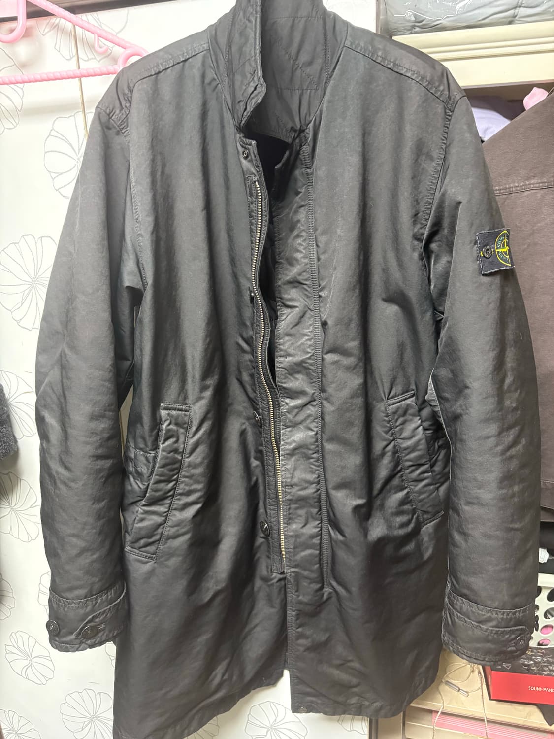 [XL] 스톤아일랜드 다비드TC 코트 블랙 상품이미지1