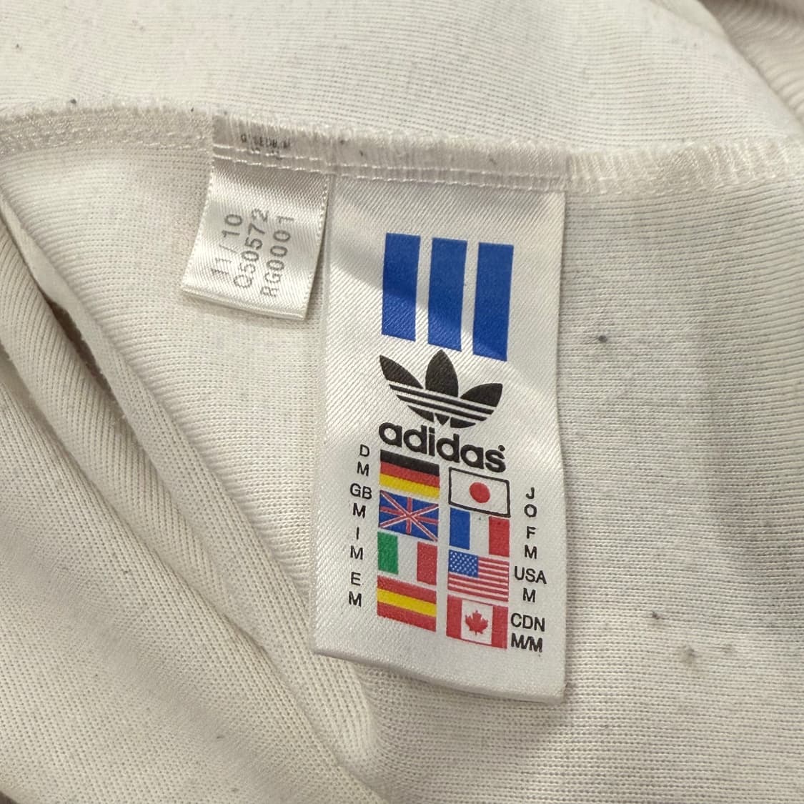 아디다스 화이트 흰빨 흰파 후드 플락 후플 후드집업 져지 상품이미지7