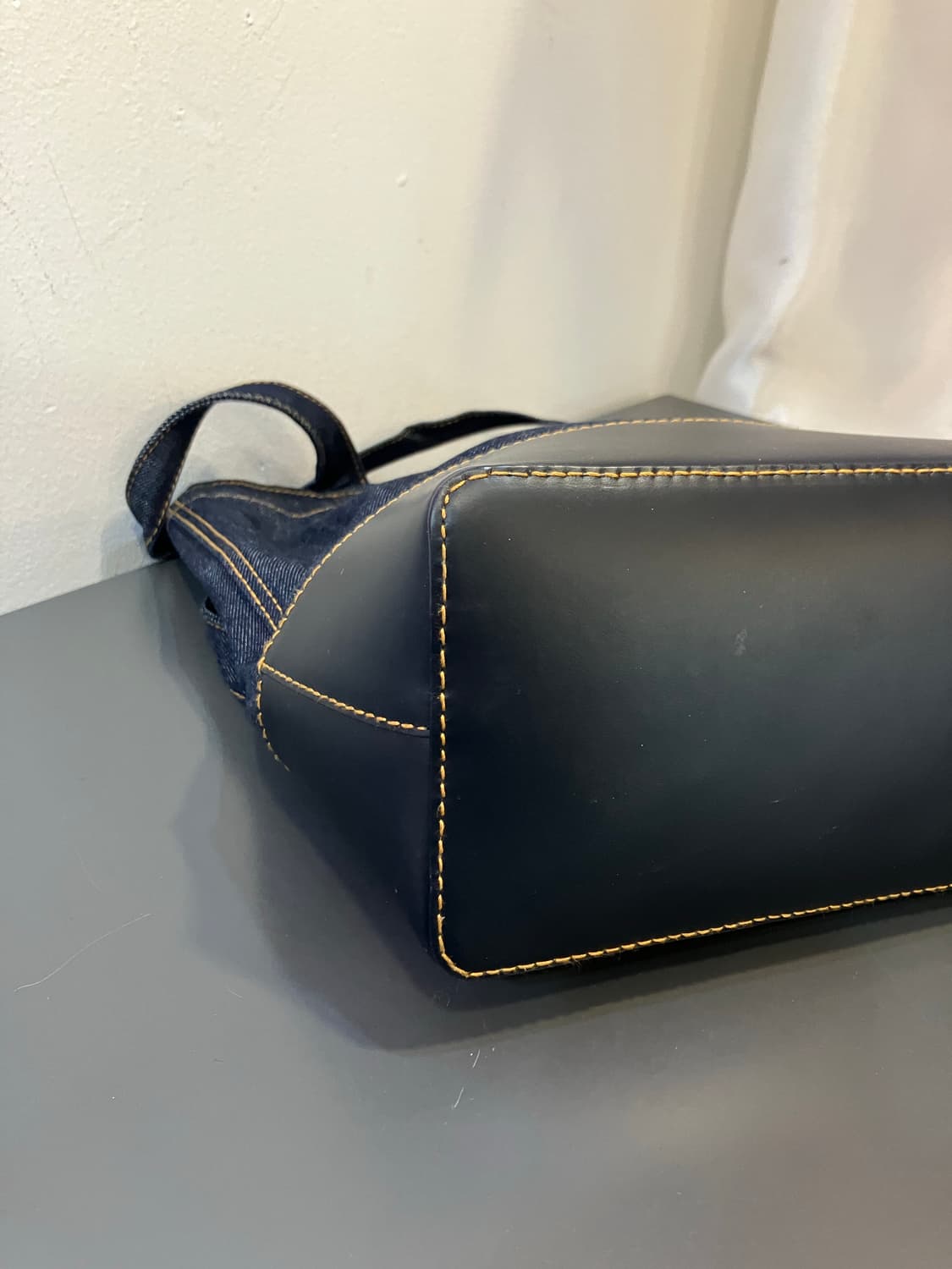 아페쎄 악셀 로고 데님 토트백 상품이미지4