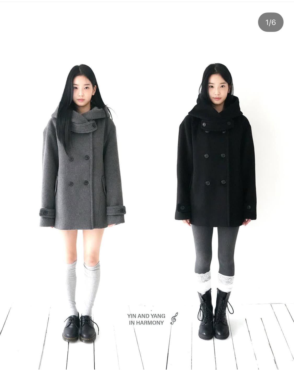 인앤양인하모니 미야 코트 블랙 상품이미지1