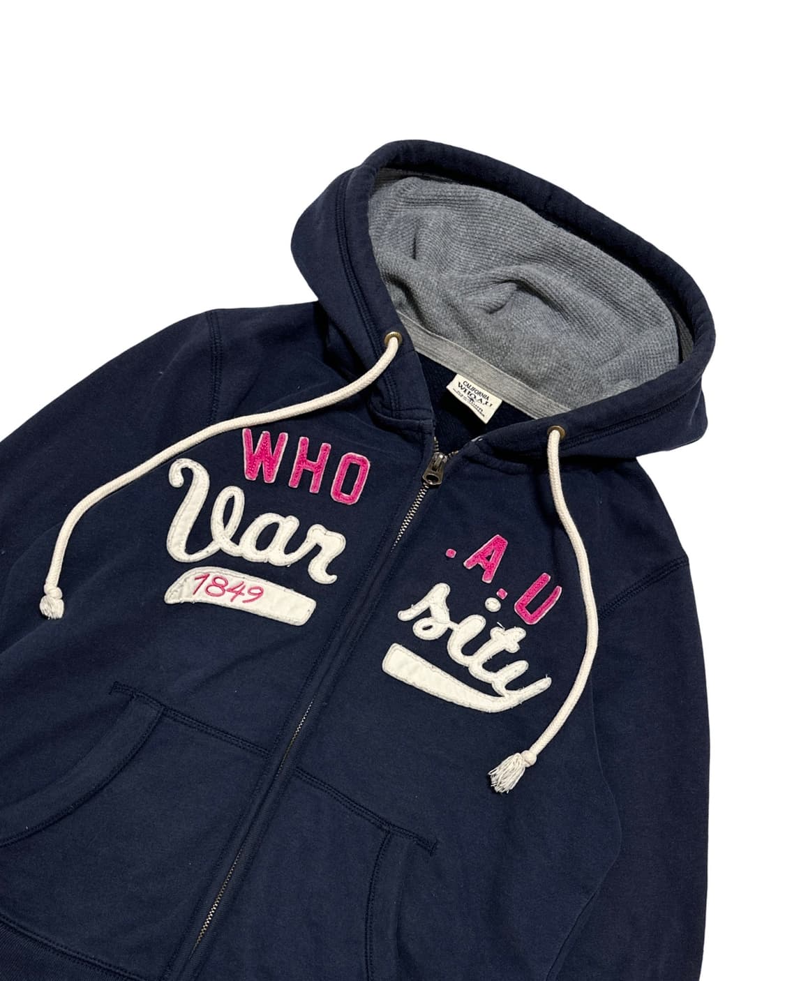 후아유 네이비 후드집업 상품이미지3