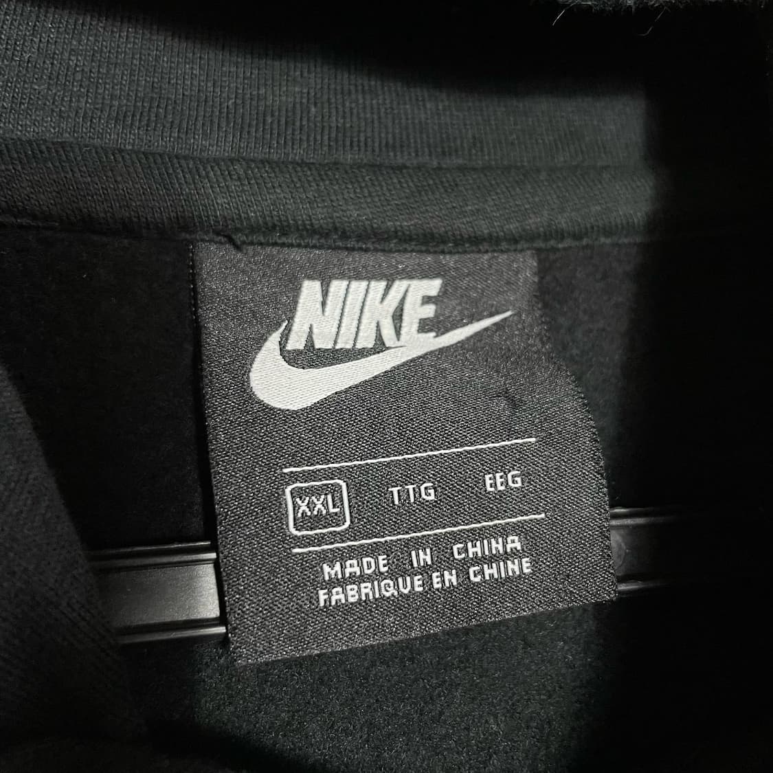 나이키 블랙 오버핏 후드티 상품이미지6