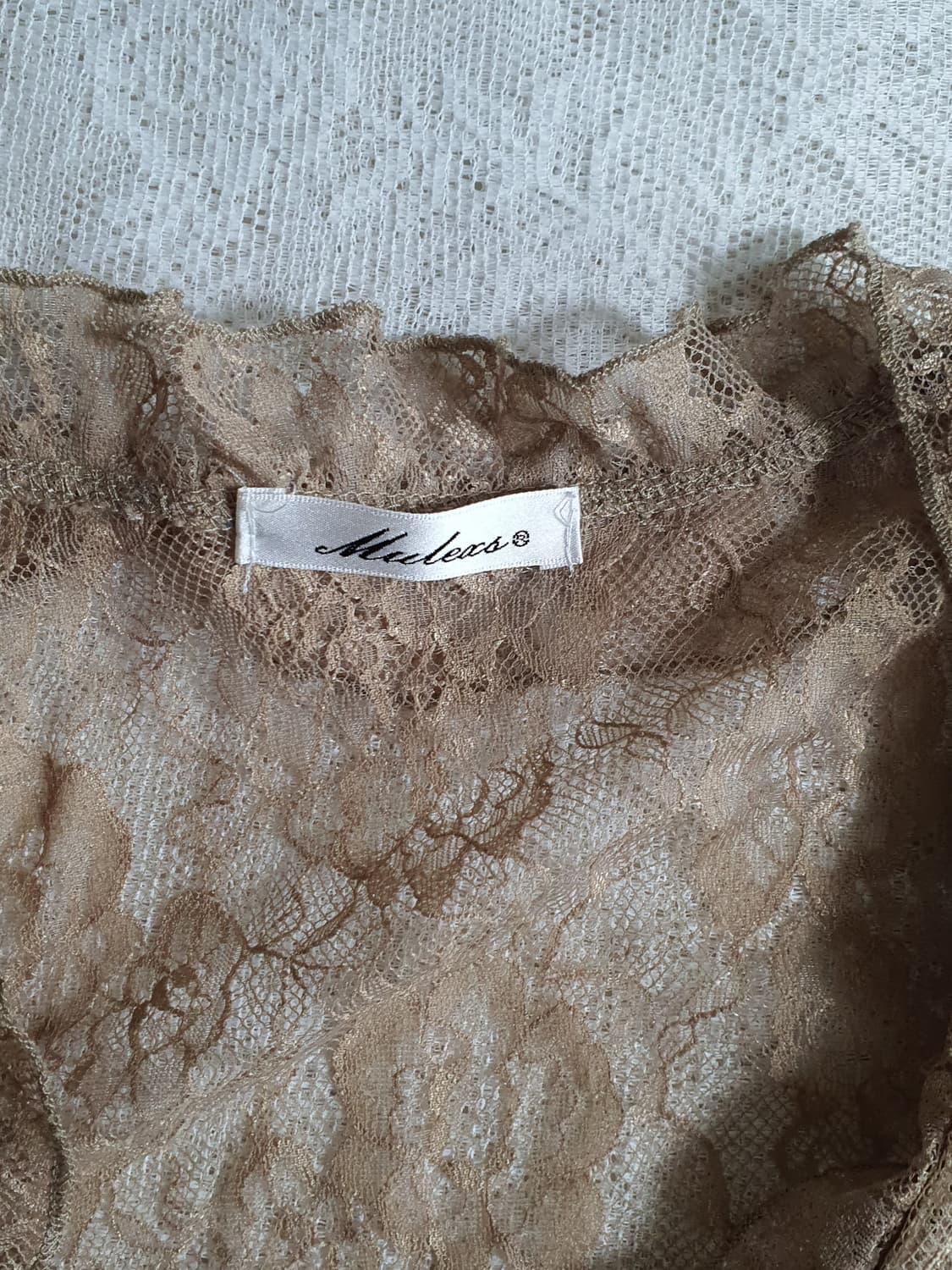 [일본빈티지] 갸루 레이스 프릴 반팔 가디건 상품이미지9