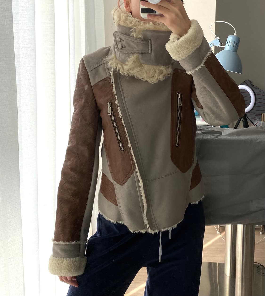 양털 양가죽 무스탕 자켓 상품이미지2