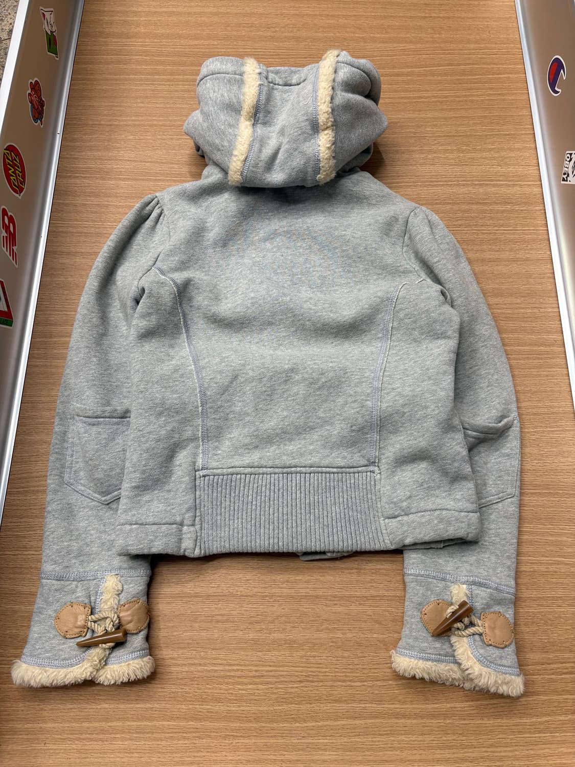 쥬시꾸뛰르 딱붙 더플후드집업 상품이미지3