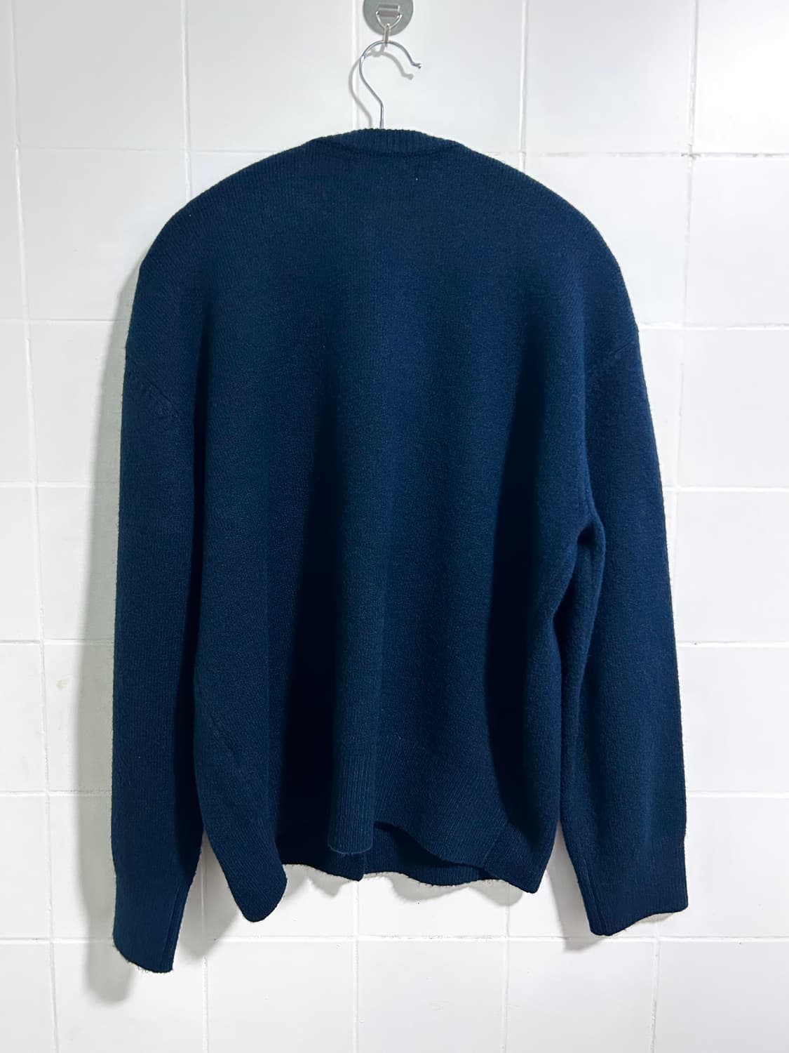 밀로아카이브 크롭 가디건 네이비 M 상품이미지3