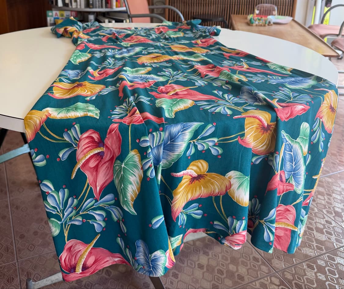 80s Reyn Spooner 하와이안 원피스 made in Hawaii 상품이미지8
