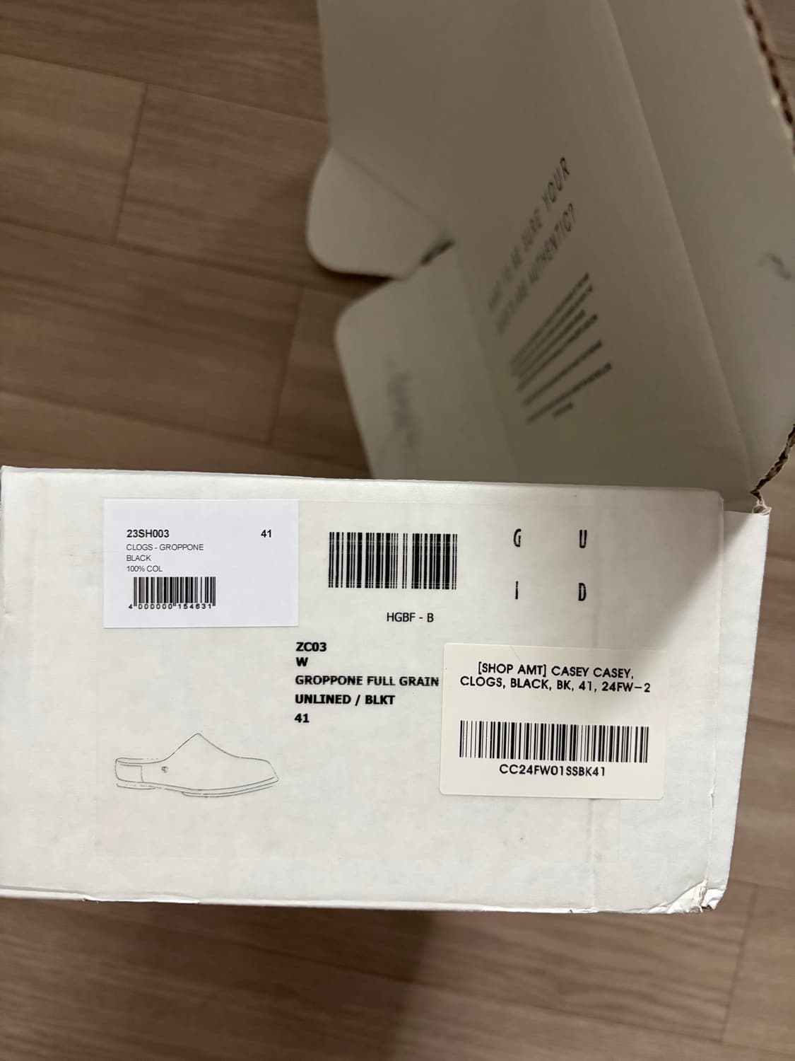 케이시케이시 CASEY CASEY, CLOGS, BLACK 구이디 상품이미지5