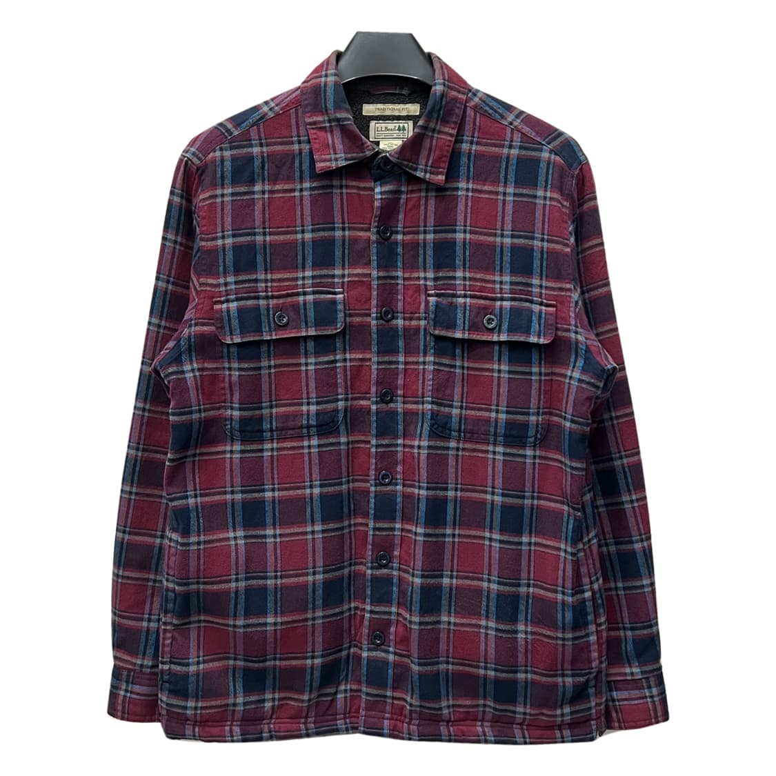 L.L.Bean 엘엘빈 체크 플란넬 셔츠 자켓 해외 S 상품이미지1
