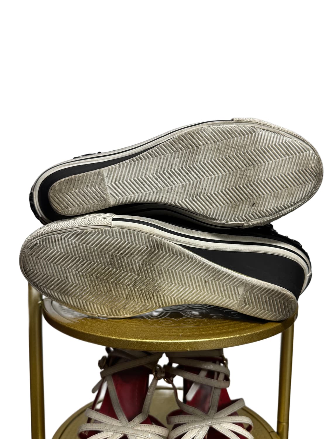 희귀) ASH 제니얼 레더 웨지힐 스터드 스니커즈 상품이미지6