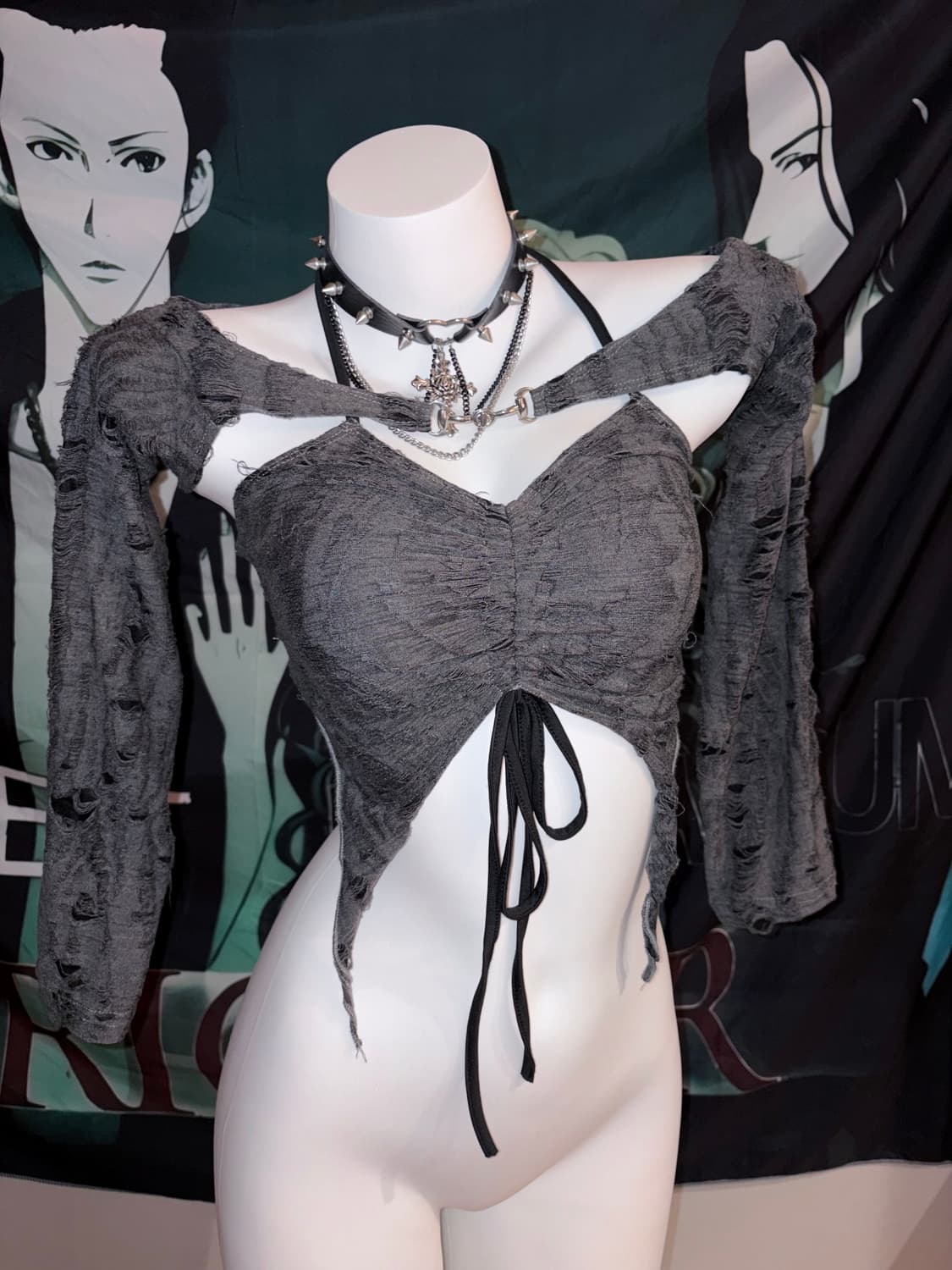 Gothic crop top 상품이미지1