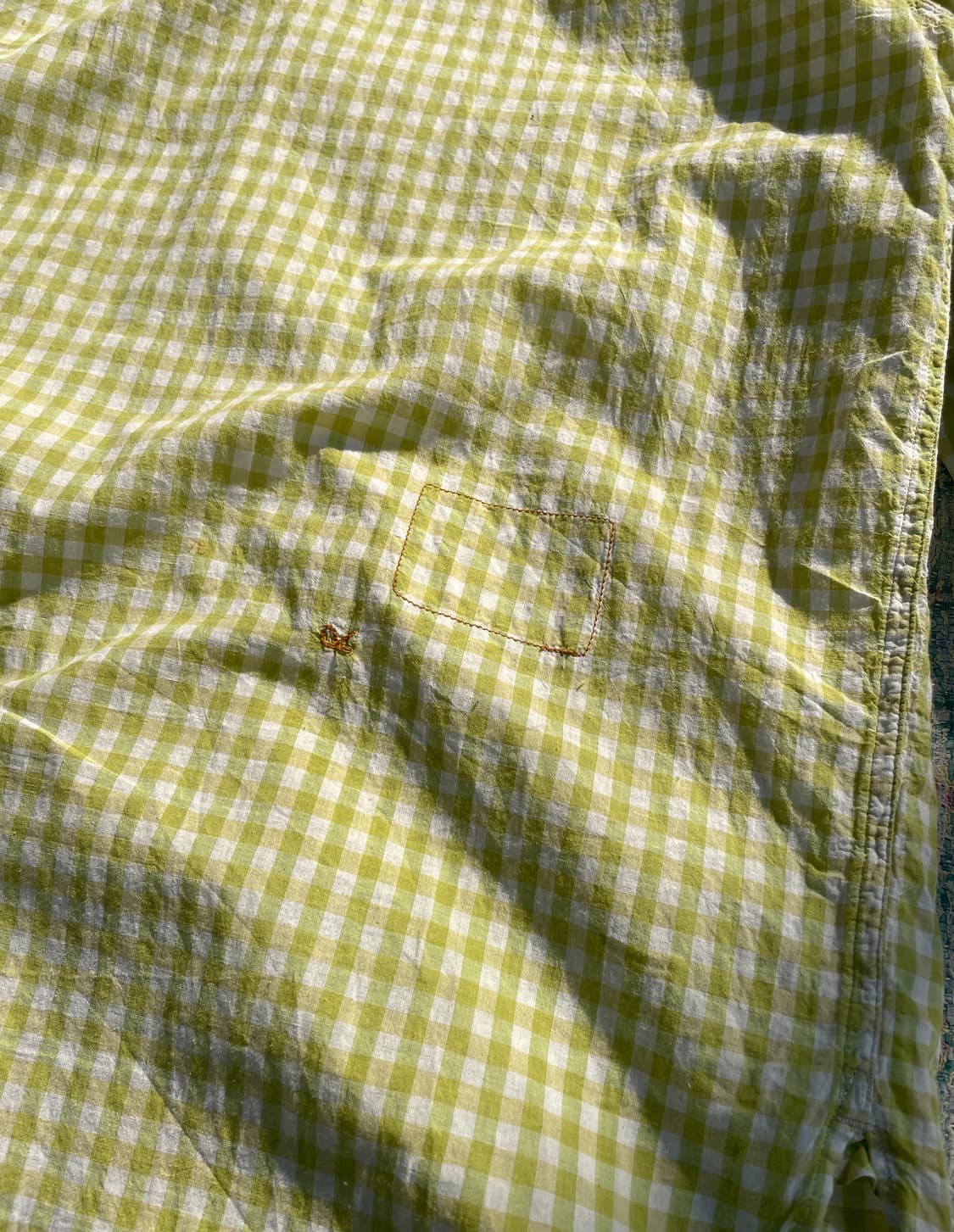 45R 인도 가디(Khadi) 원단 908 깅엄 체크 셔츠 상품이미지5