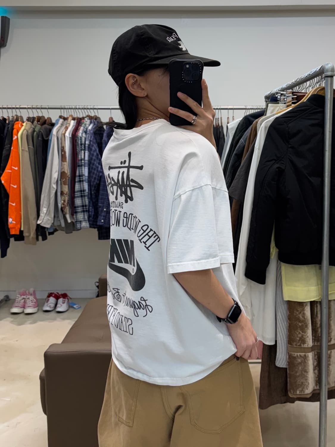 나이키x스투시 월드투어 반팔 상품이미지5