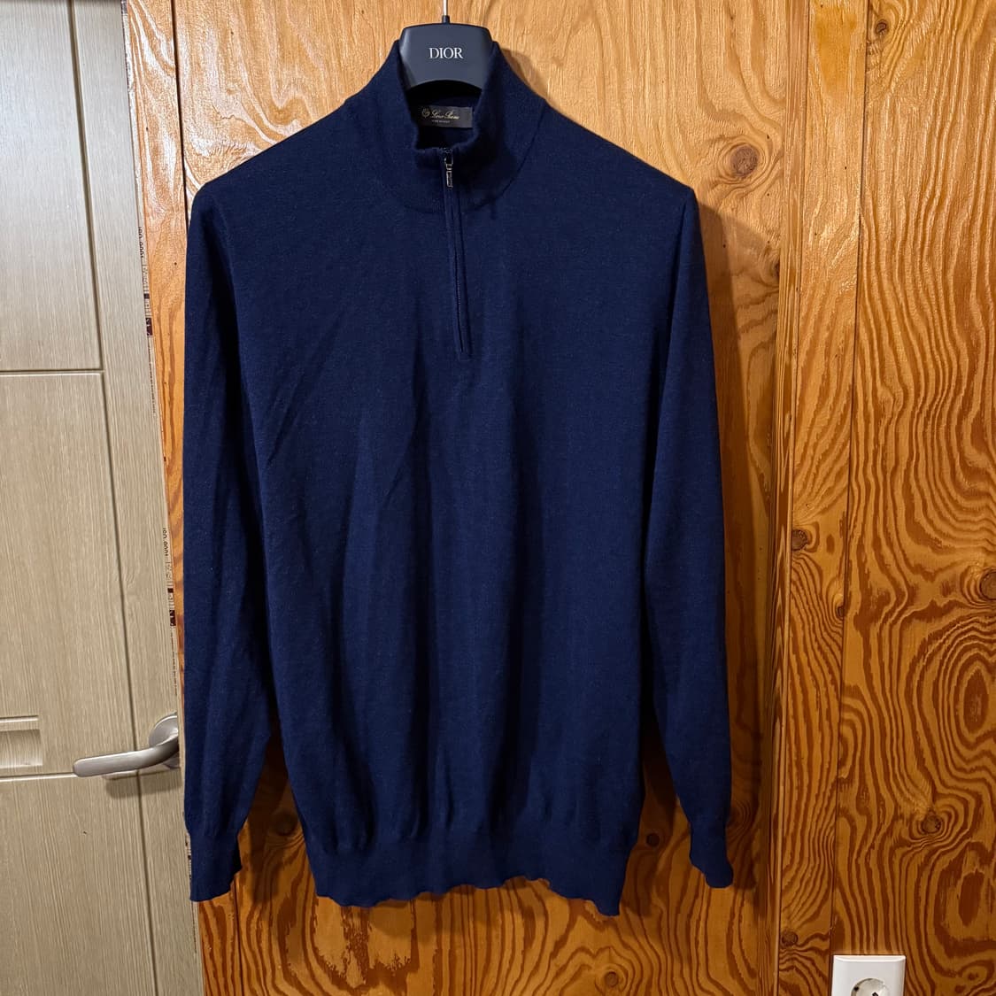 로로피아나 캐시미어 반 집업 니트  상품이미지5