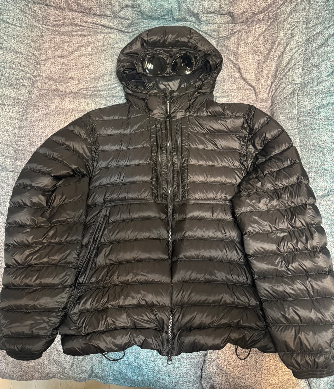 [XL] 25FW CP컴퍼니 디디쉘 고글 다운 경량패딩 블랙 DD쉘 상품이미지1