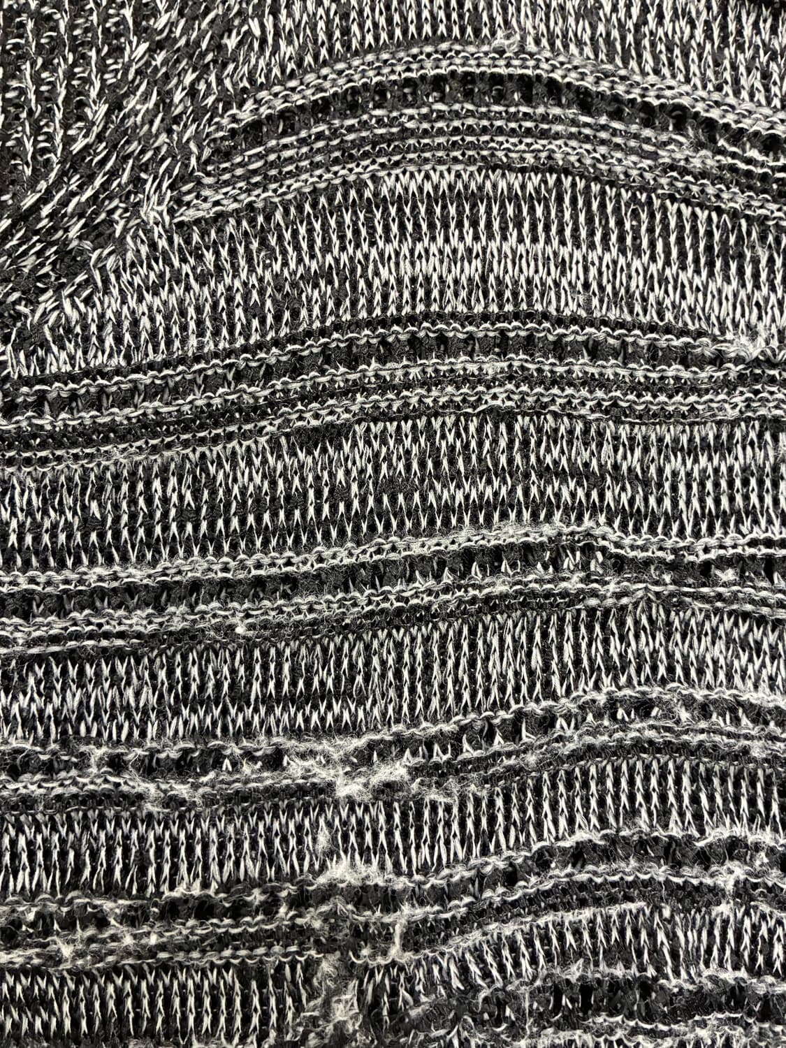 LL)Japanese vintage 여성 반팔 그물 니트 가디건 상품이미지4