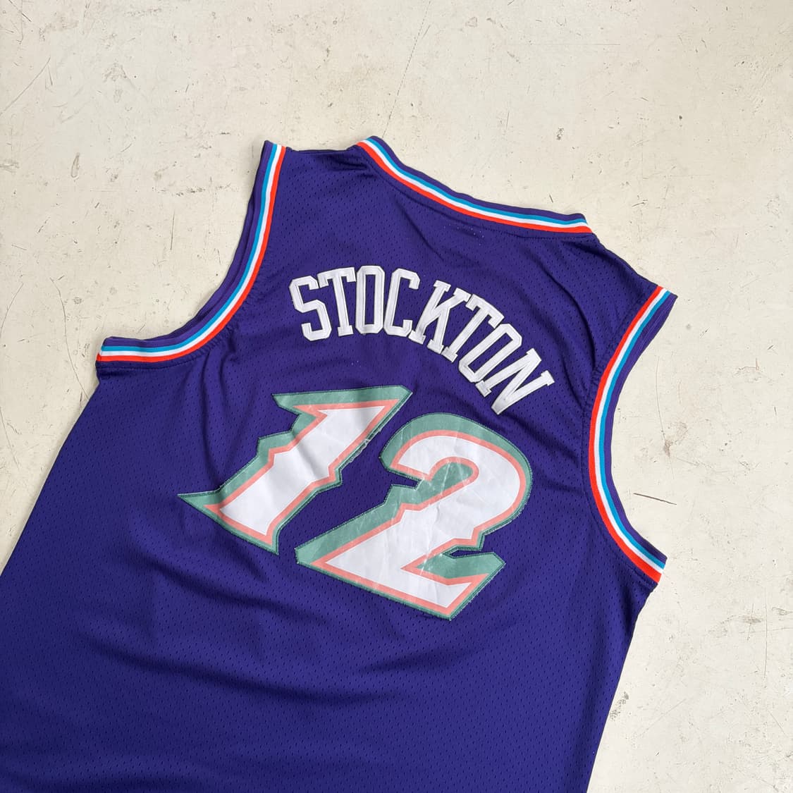 90s 아디다스 NBA 유타 재즈 빈티지 농구져지 유니폼 XL 상품이미지6