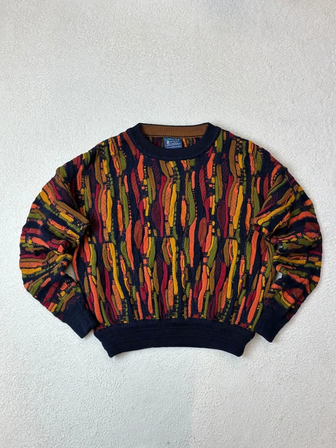 림노스 Limnos 90's 3D 케이블 크롭 울 니트 PN6203 상품이미지1