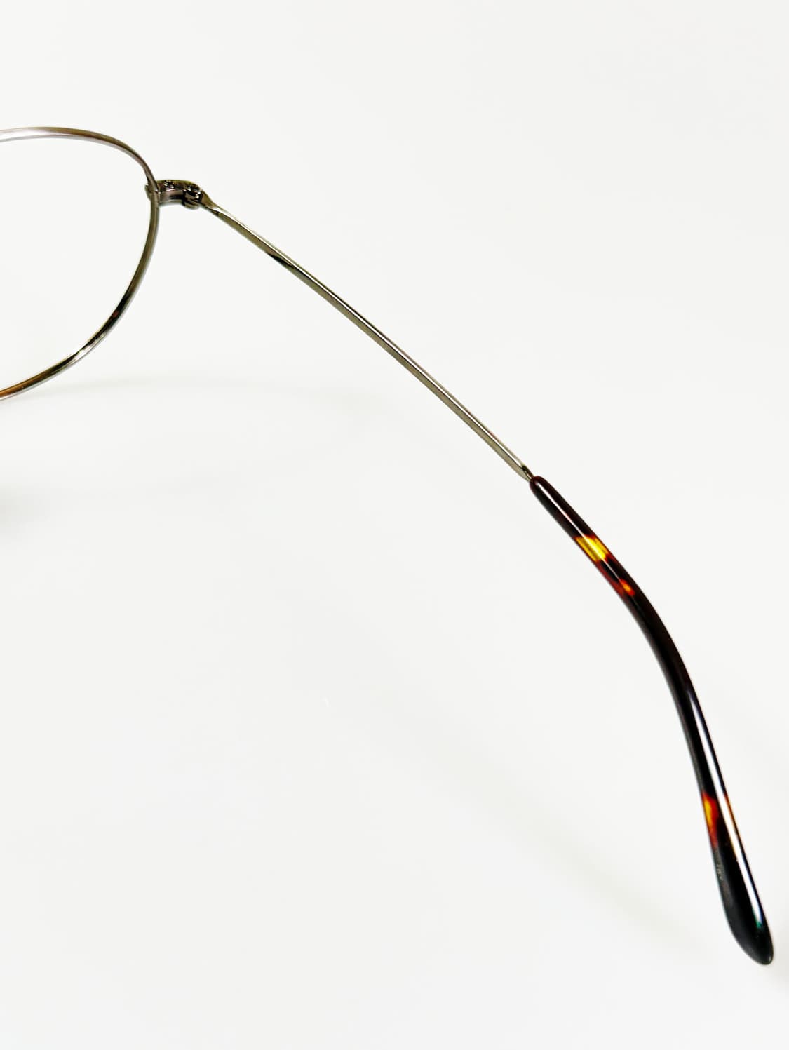 90s 유로피안 슬림 메탈 오버 라운드 빈티지 안경 상품이미지6