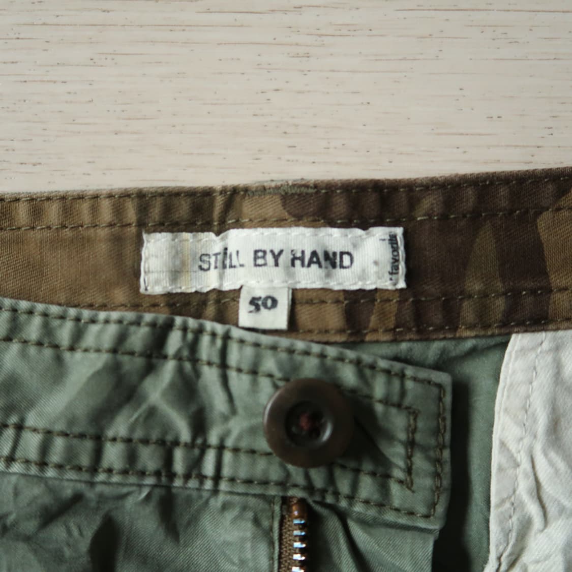 스틸 바이 핸드 올리브 멀티 포켓 팬츠 상품이미지7