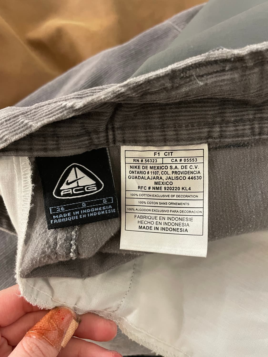 NIKE 나이키 ACG 더블니 코듀로이 팬츠 상품이미지9