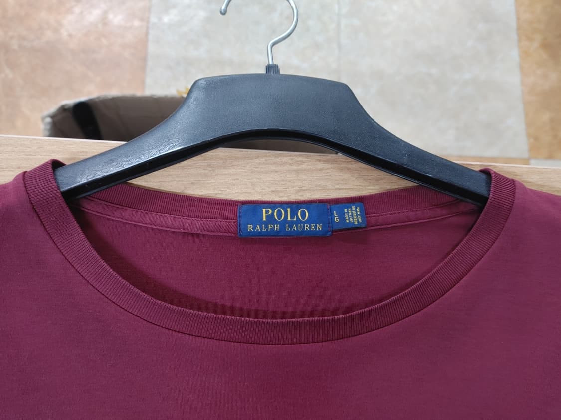 POLO RALPHLAUREN 폴로 랄프로렌 긴팔라운드티(버건디) 상품이미지4