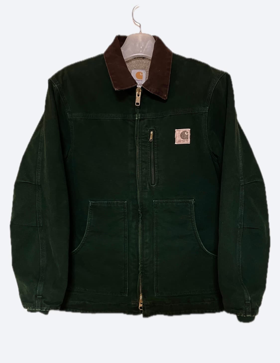 칼하트 샌드스톤 덕 자켓 다크그린 S 105 상품이미지1