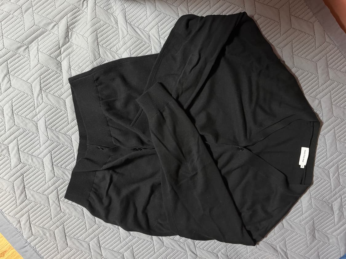 스테디에브리웨어 데일리 코튼 가디건 블랙 2 상품이미지1