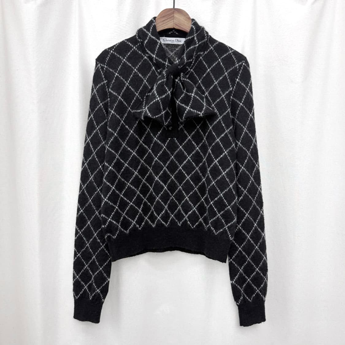 디올 체크앤 디올 타이드 칼라 스웨터 상품이미지1