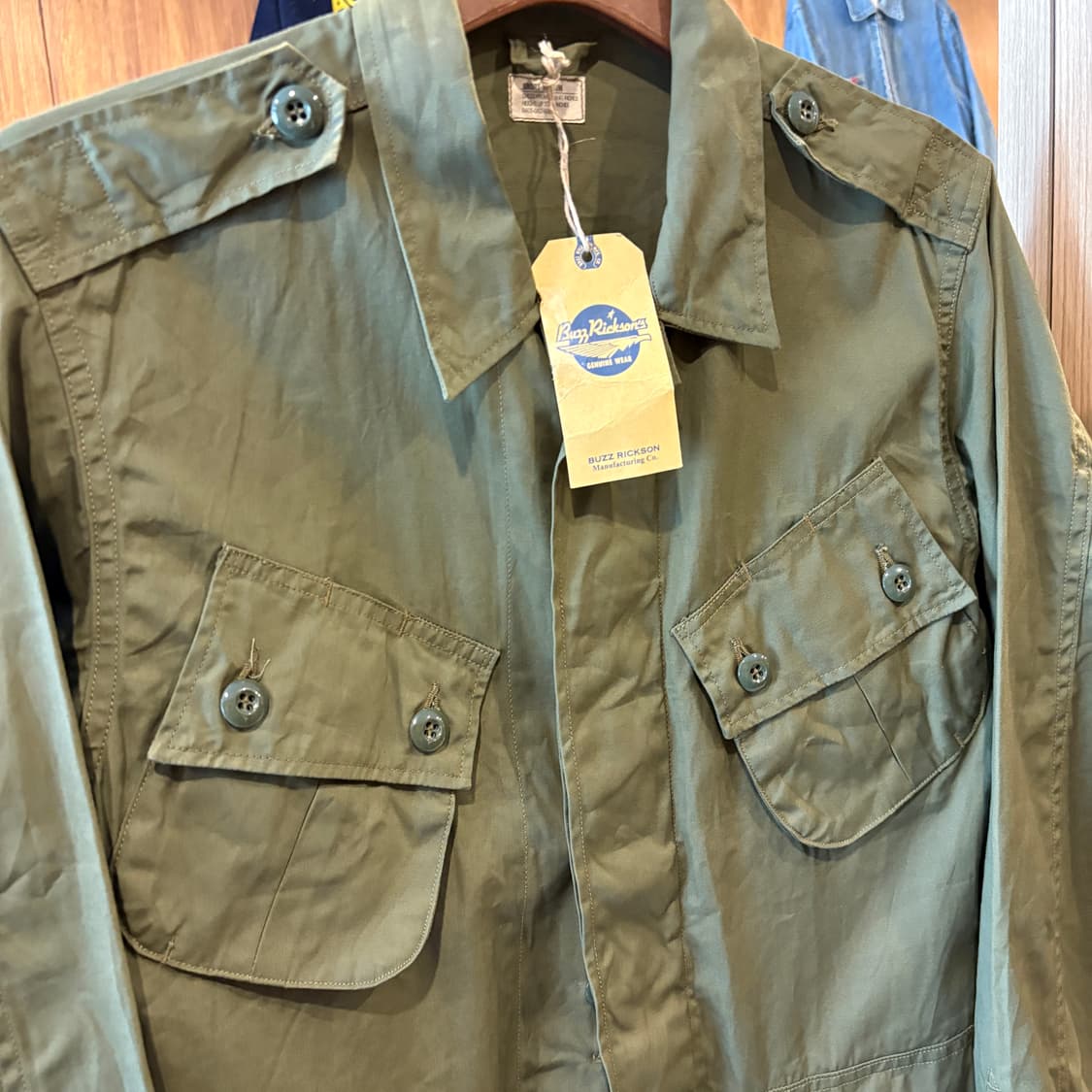 버즈릭슨 Combat Tropical Jacket Olive 상품이미지2