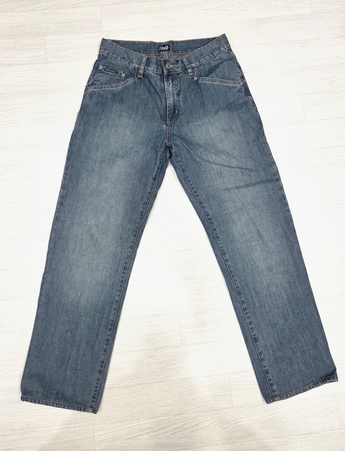 D&G 빈티지 워싱 스트레이트 데님 상품이미지3