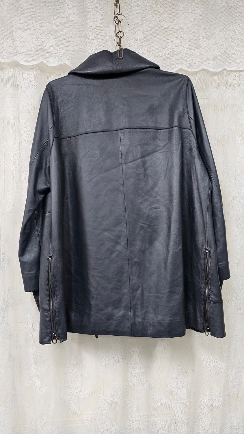 그레이 여성 양가죽 자켓  상품이미지4