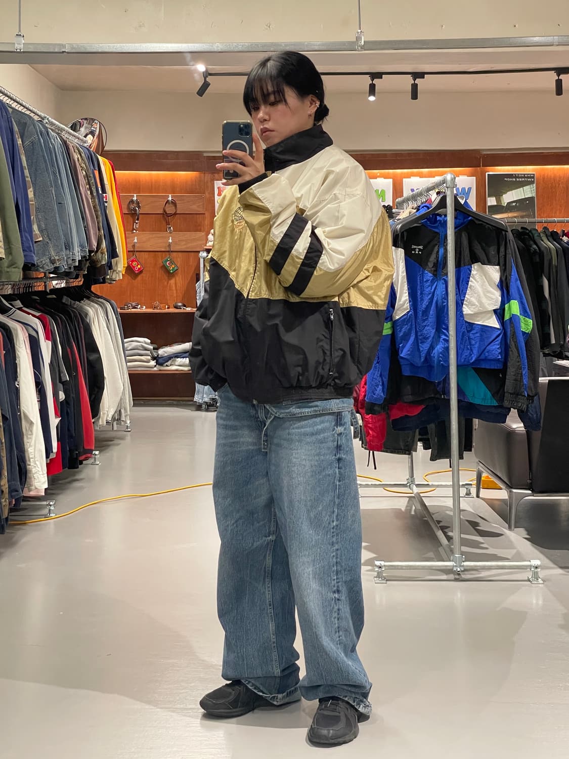 빈티지 올드스쿨 바람막이   상품이미지5