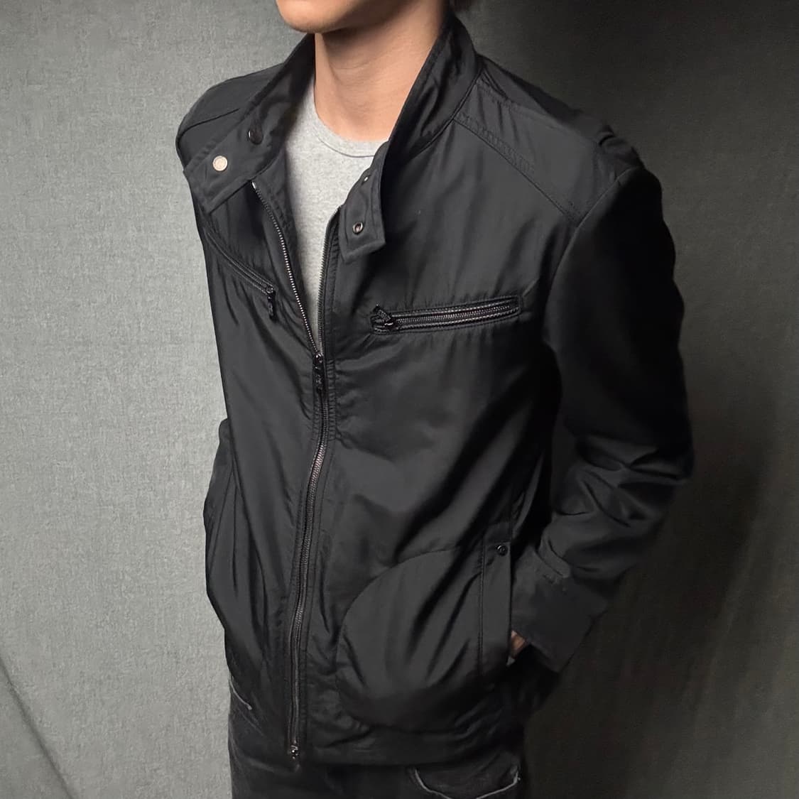 Armani Collezioni 싱글 라이더 자켓 상품이미지3
