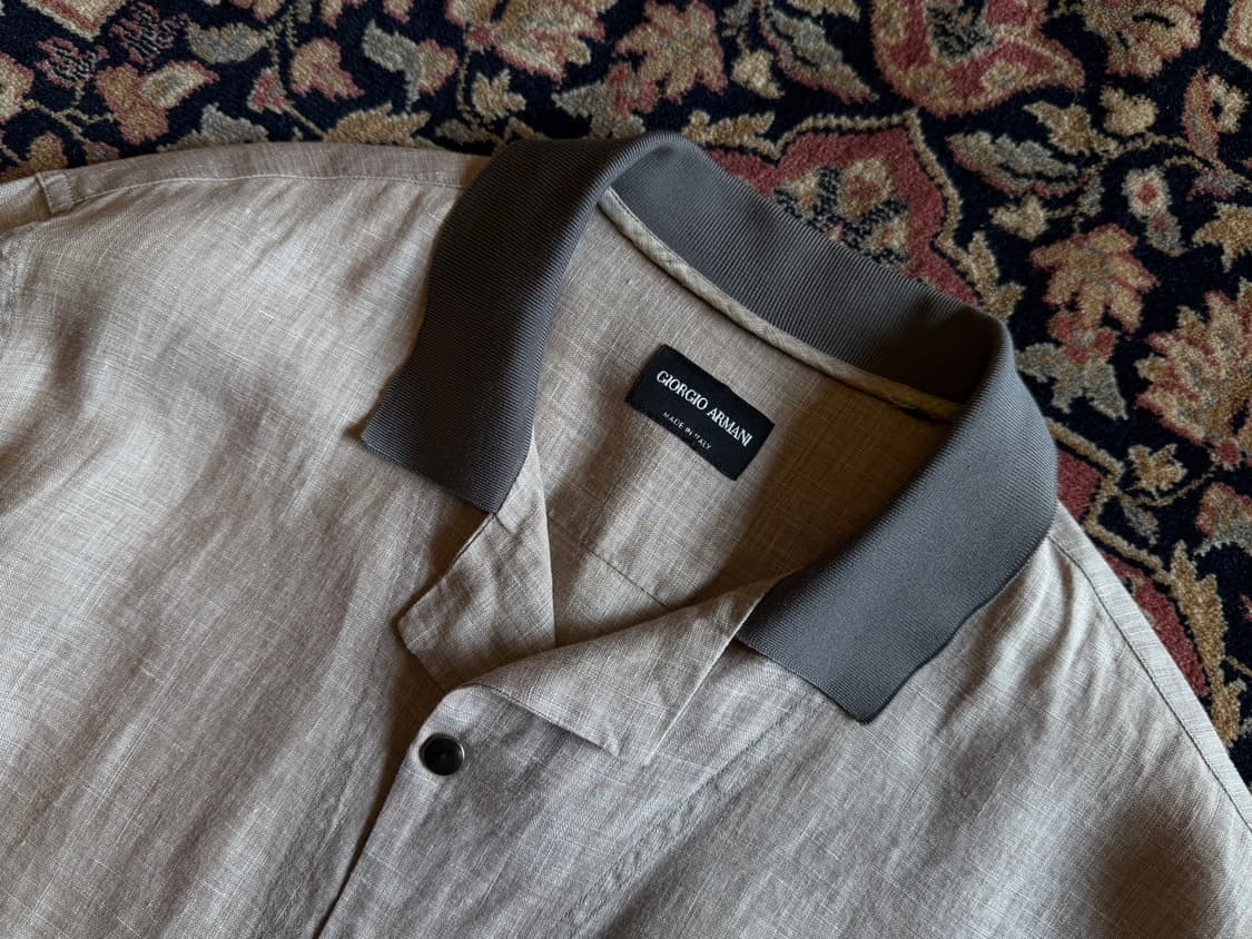 조르지오 아르마니 리넨 드레스 셔츠 100 상품이미지3