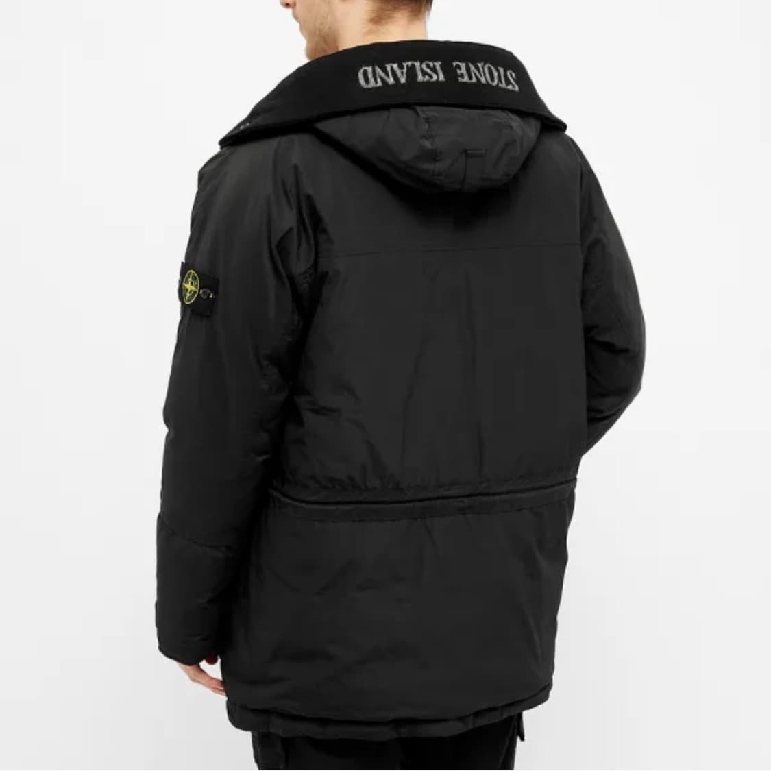 [S+급/XL] 20FW 스톤아일랜드 마이크로랩스 다운 패딩 블랙 상품이미지10