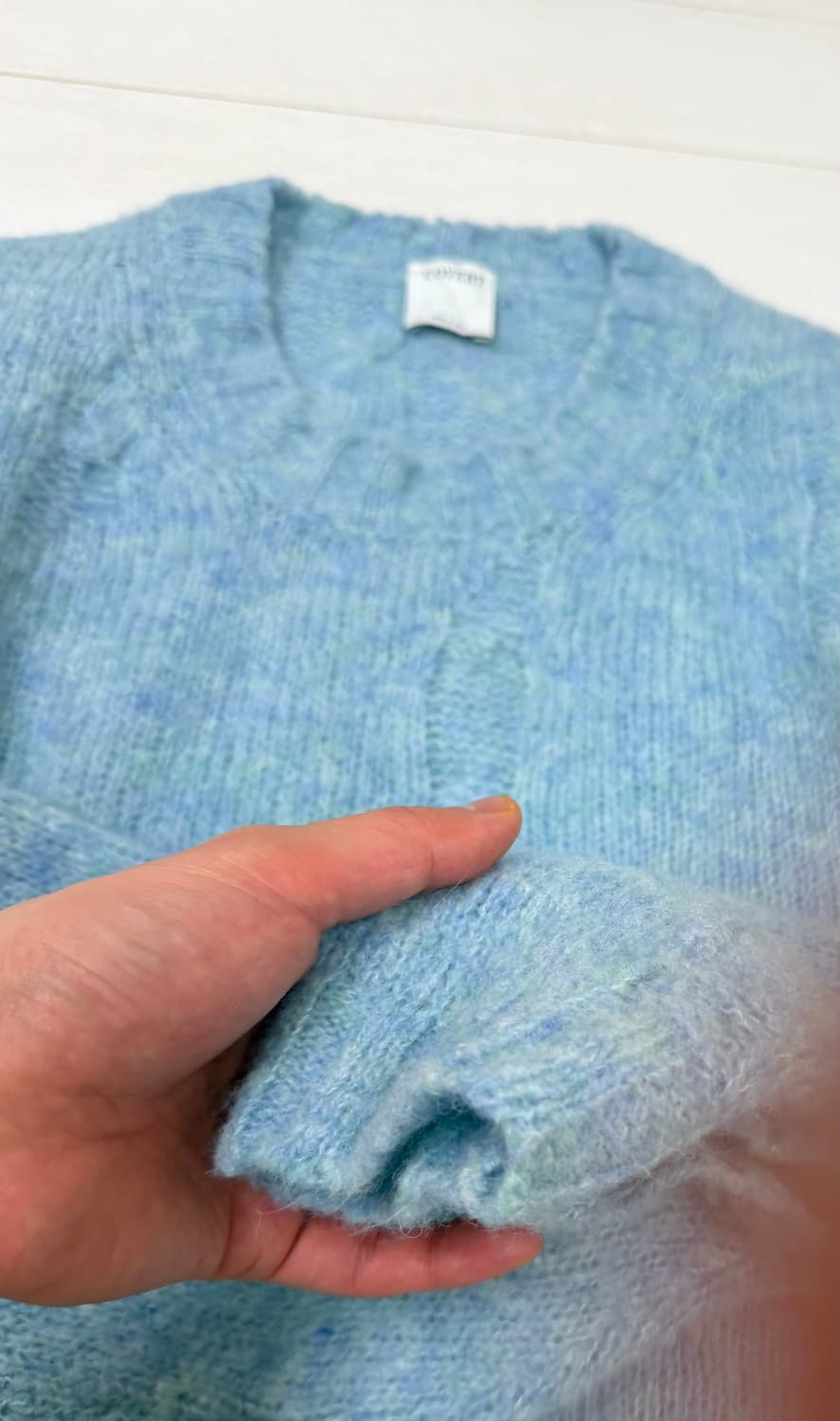 커버트(COVERT) 이태리 알파카 디스트레스드 스웨터 50 size 상 상품이미지2