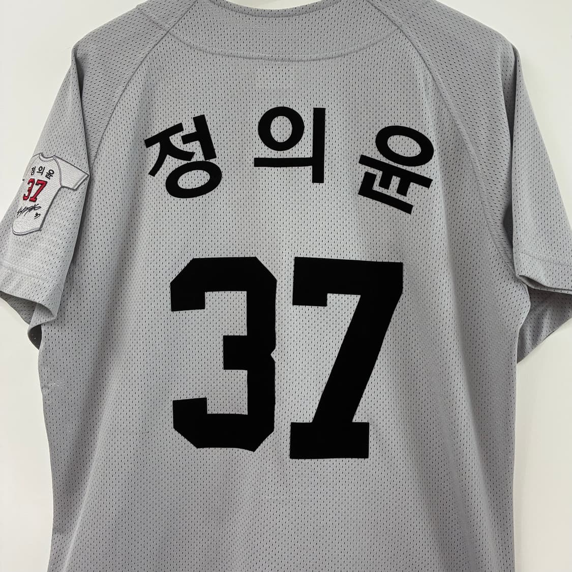 SK와이번스 정의윤 마킹 원정 반팔 유니폼 상품이미지6