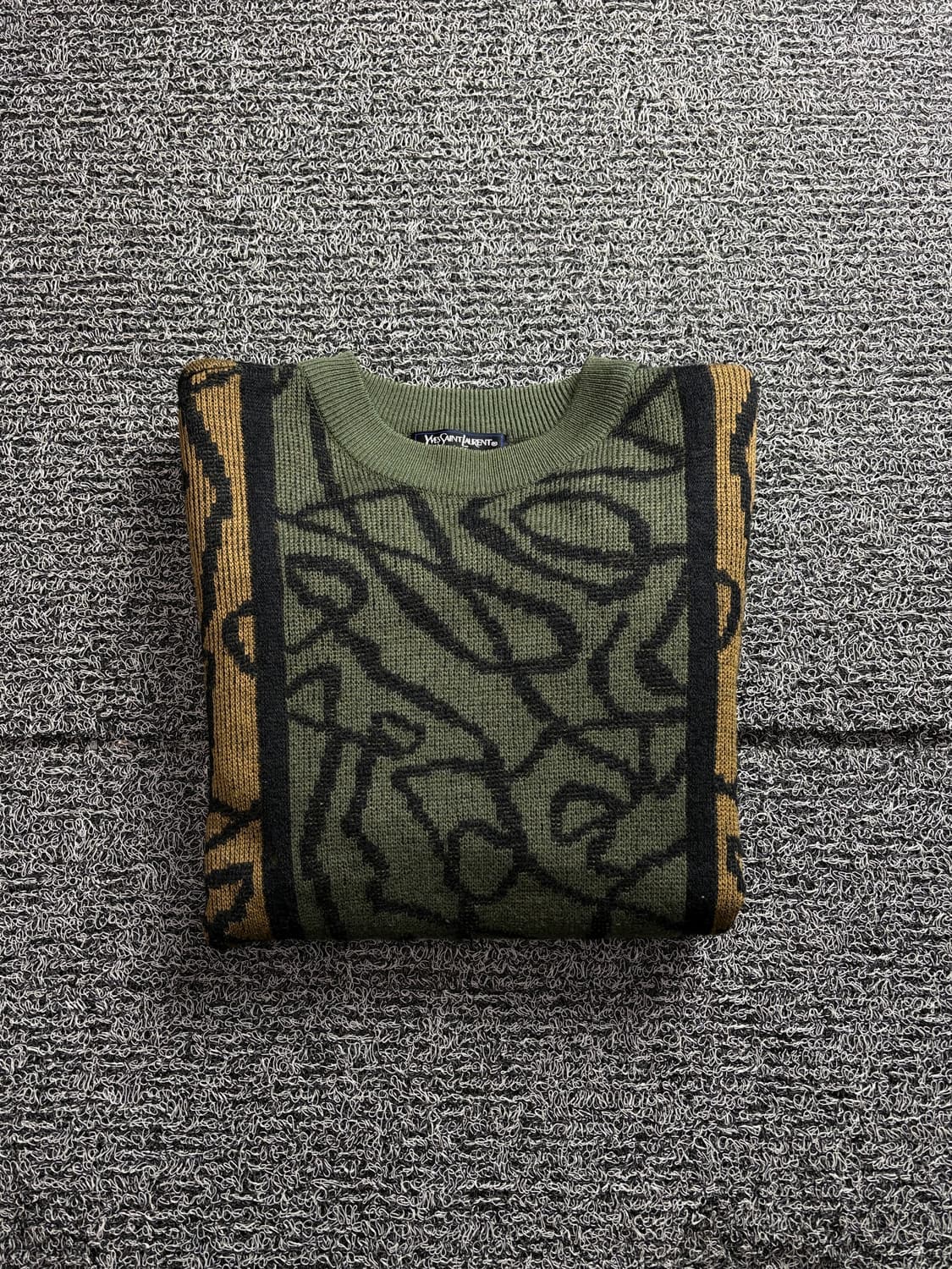 90s YSL 입생로랑 아카이브 패턴 니트 3275 상품이미지1