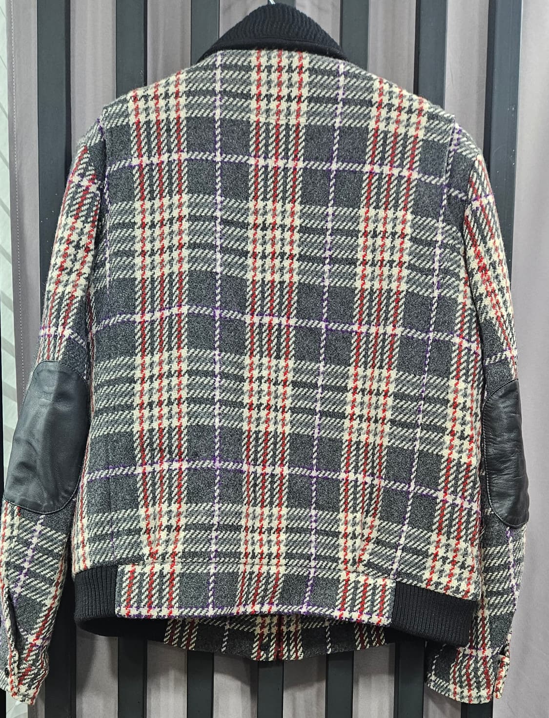 핑 체크 무늬 방풍 내피분리 자켓 95 상품이미지2