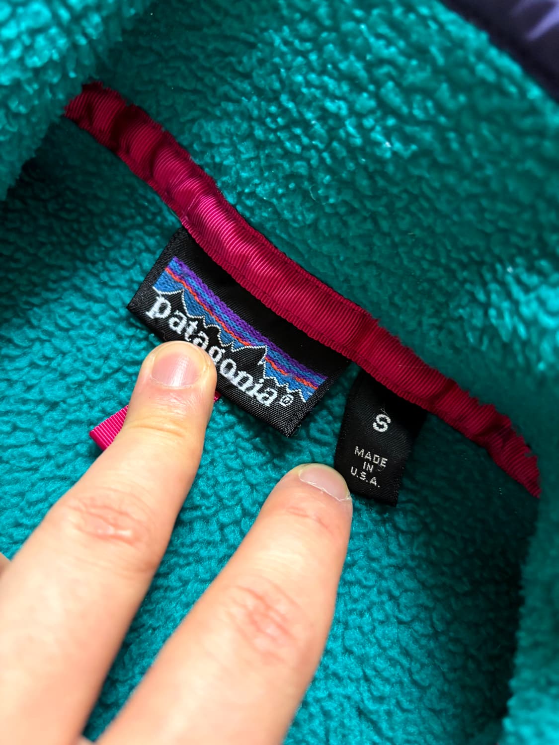 90's 파타고니아 신칠라 Snap-T 풀오버 S(95~100) 상품이미지7