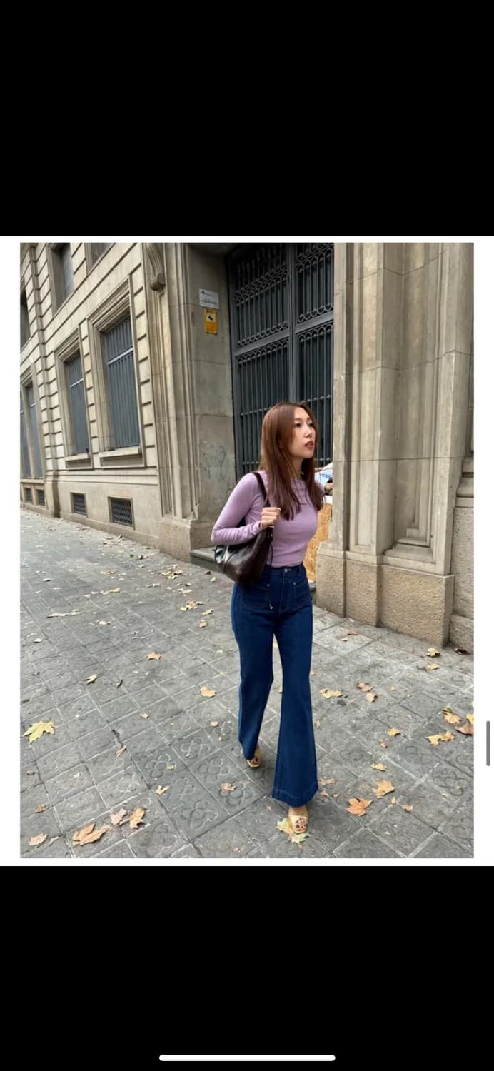 MEMO OFFICIAL 콘 시리즈 블루 에어 판타롱  코스모 상품이미지5