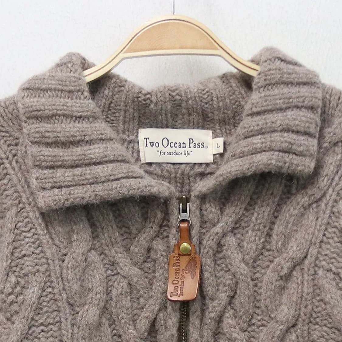 TWO OCEAN PASS 울 꽈배기 가디건 61631 상품이미지3