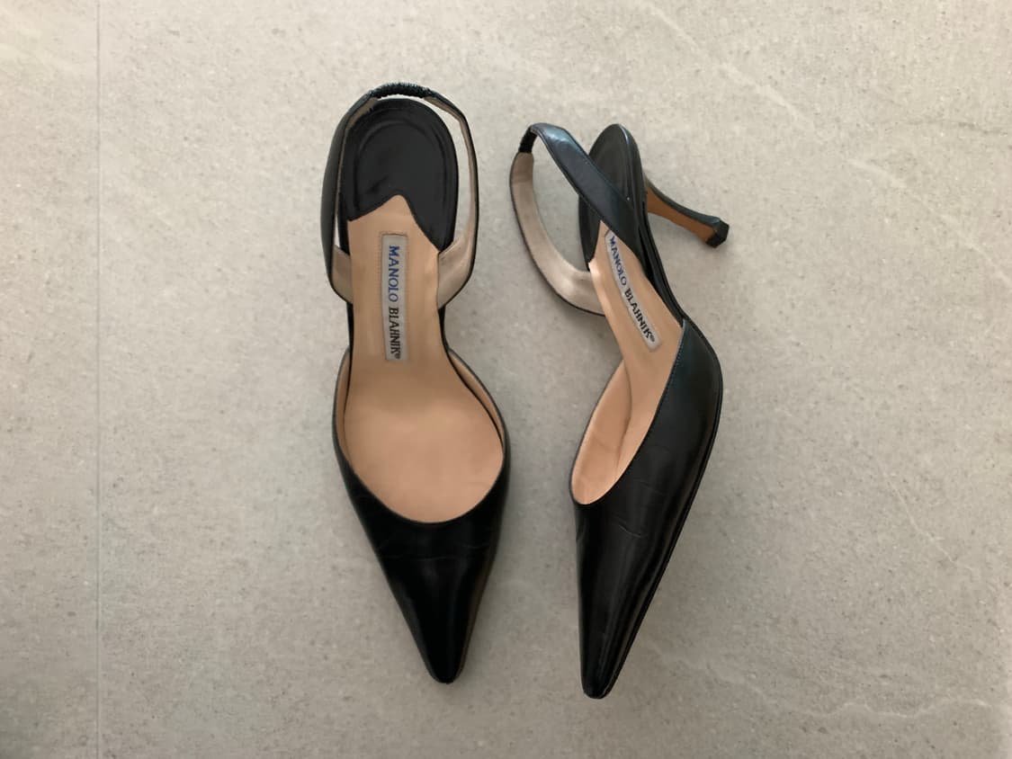 마놀로 블라닉 슬링백 펌프스 37.5 상품이미지1